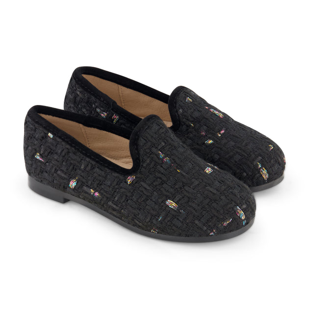 tweed loafers womens