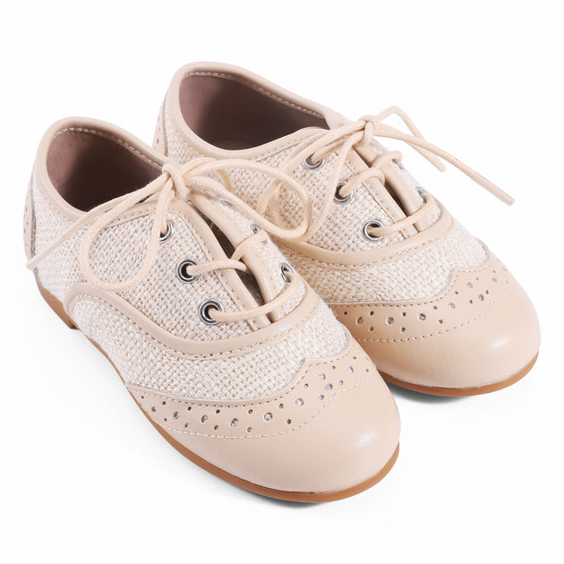 Zeebra Kids Wingtip Mary Janes - Black