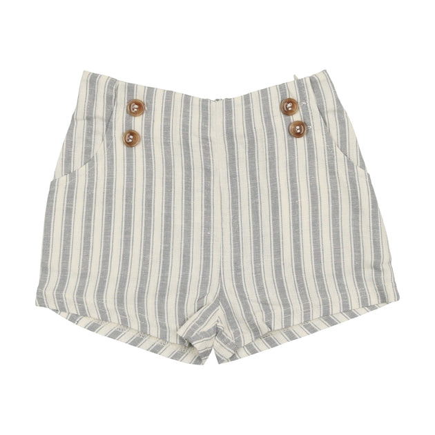 Analogie Dainty Denim Boys Shorts - Blue Stripe main image 1