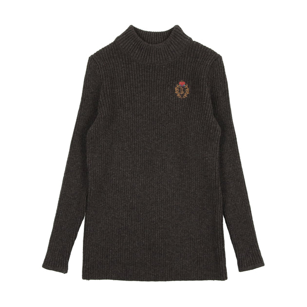 Analogie Crest Knit Footie - Navy main image 0