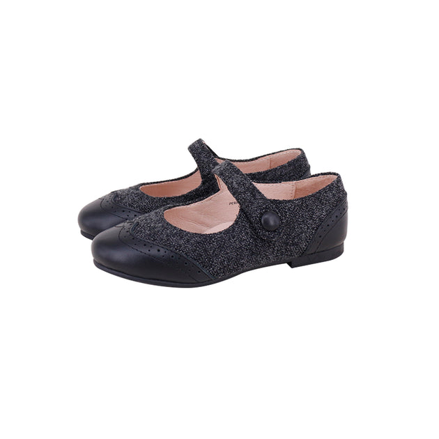 Perroquet Shoes Cap Toe Mary Janes - Pink Rafia and Pale Pink main image 0