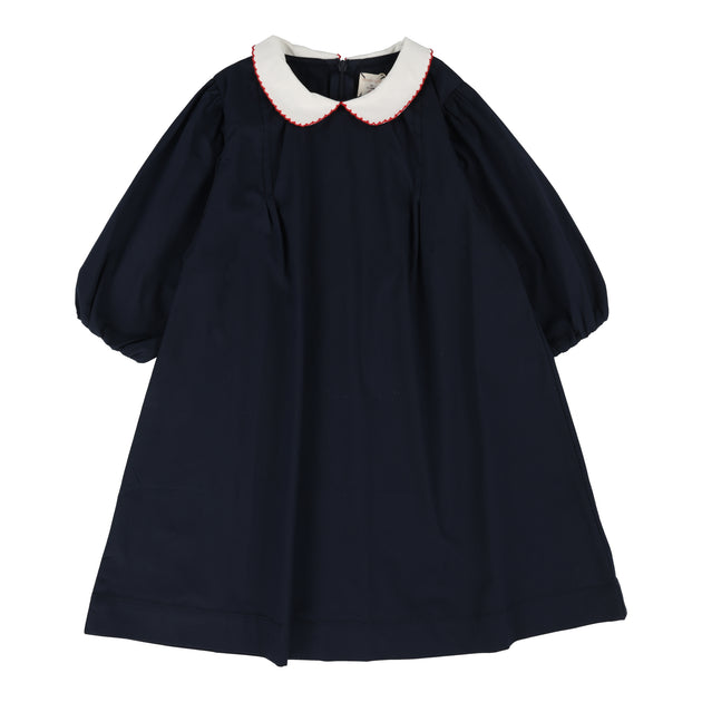 Analogie Sailor Dress Three Quarter Sleeve - Light Blue main image 1