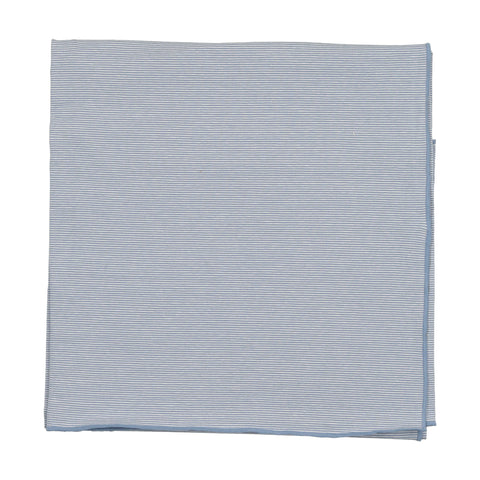 Lilette Pinstripe Blanket - Blue