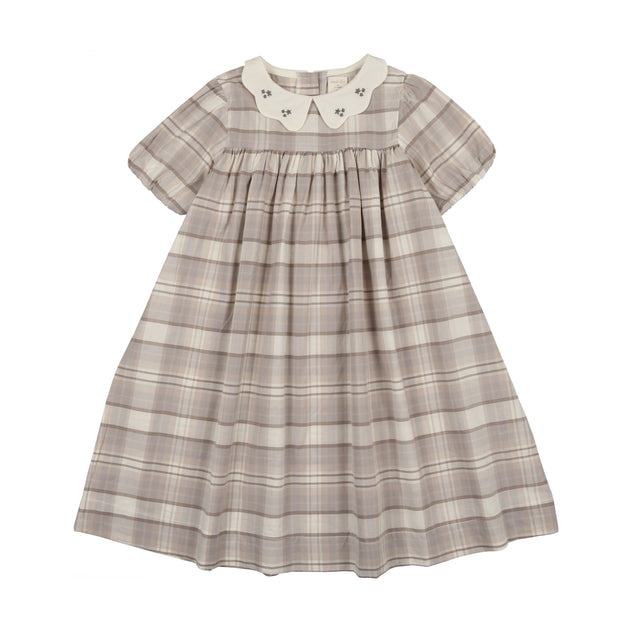 Analogie Linen Dress Short Sleeve - Oat