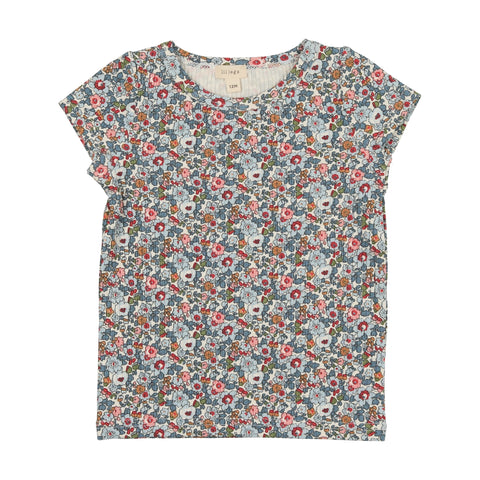 Lil Legs Short Sleeve T-Shirt - Multicolor Floral