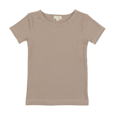 Lil Legs Short Sleeve T-Shirt - Taupe