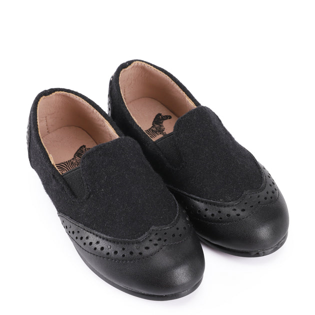 Zeebra Kids Wingtip Lace Ups - Bone main image 0