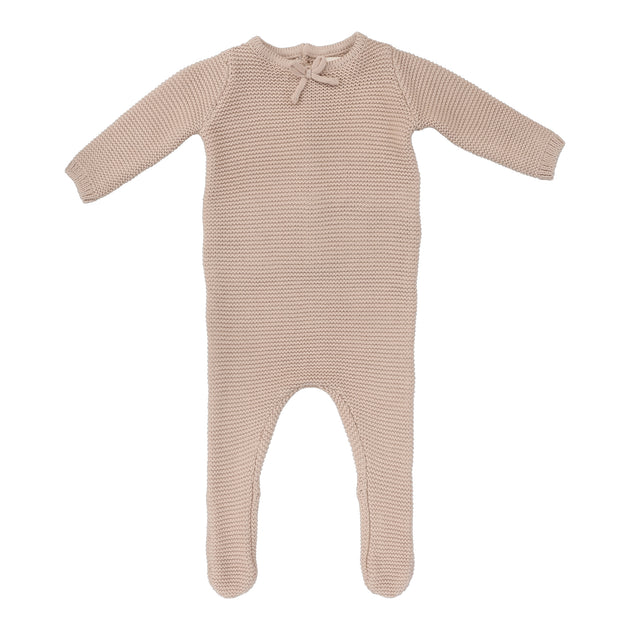 Analogie Knit Pocket Footie - Taupe main image 1