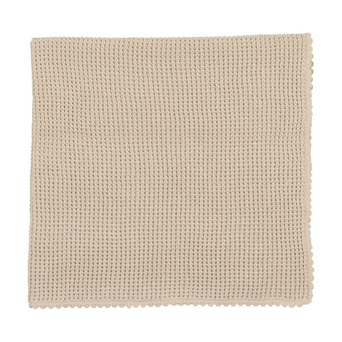Analogie Waffle Knit Blanket - Natural