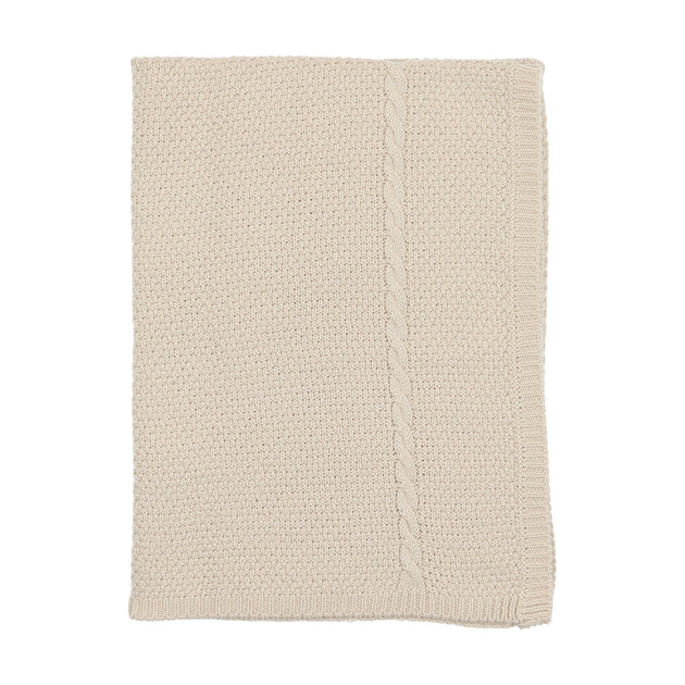 Analogie Cable Knit Footie - Heather Brown