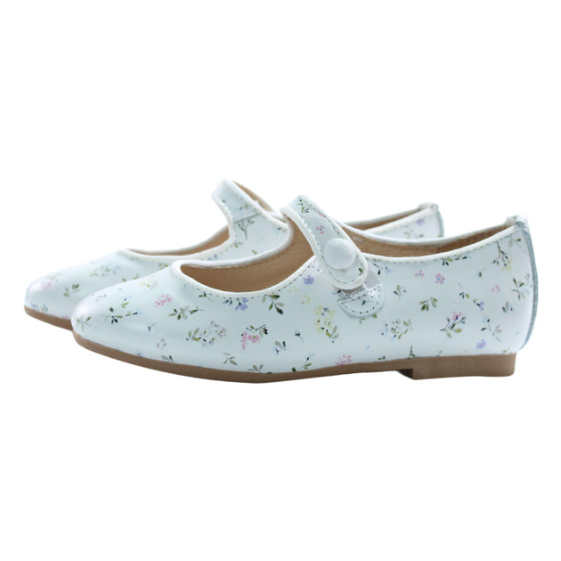 Perroquet Shoes Scalloped Cap Toe Mary Janes - Black Leather main image 1
