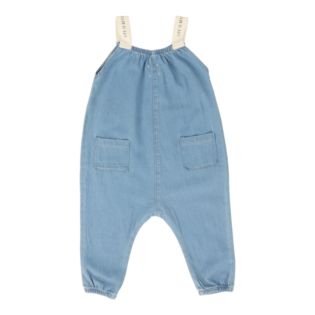 Analogie Denim Capsule Boys Romper - Blue Tencel
