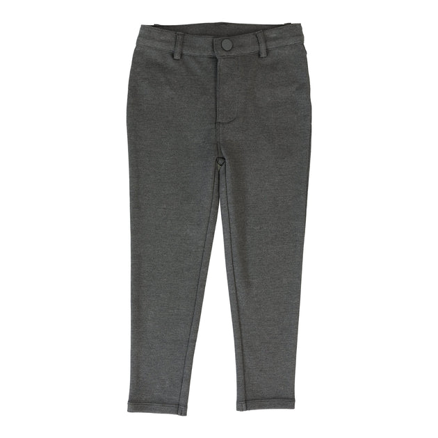 Lil Legs Knit Pants With Seam - Black main image 1