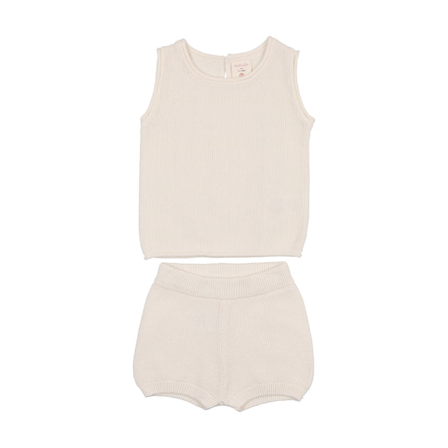 Analogie Knit Ruffle Set - Rosewood main image 0