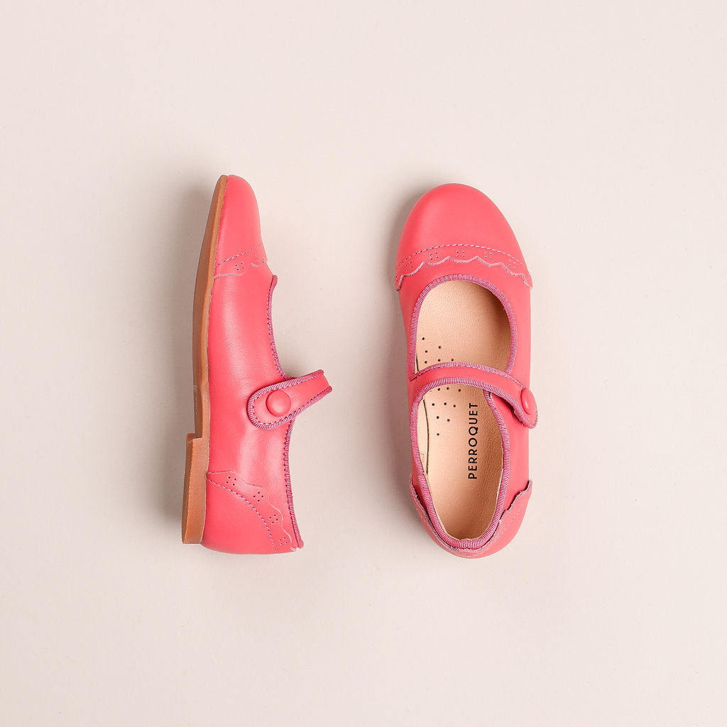 coral pink dress shoes Penny Loafer for Kids