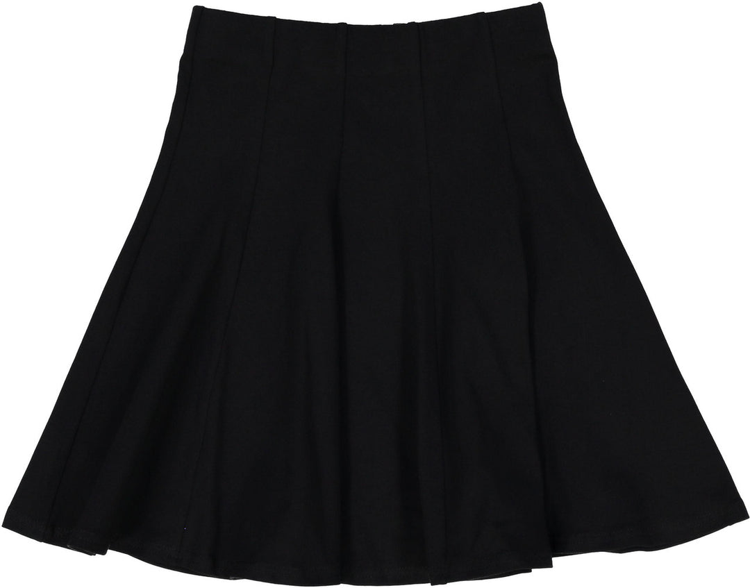 BGDK Girls Cotton Panel Skirt Black BK1602 – Head Shoulders Toes