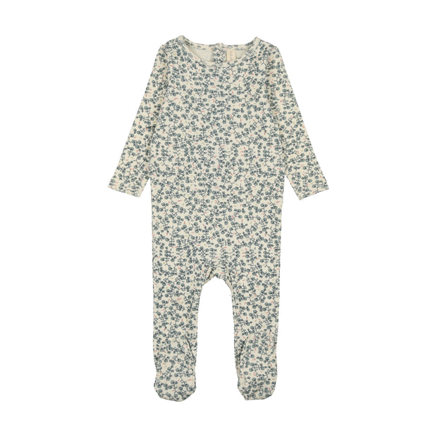 Lilette slate all over floral footie from our All Over Floral.