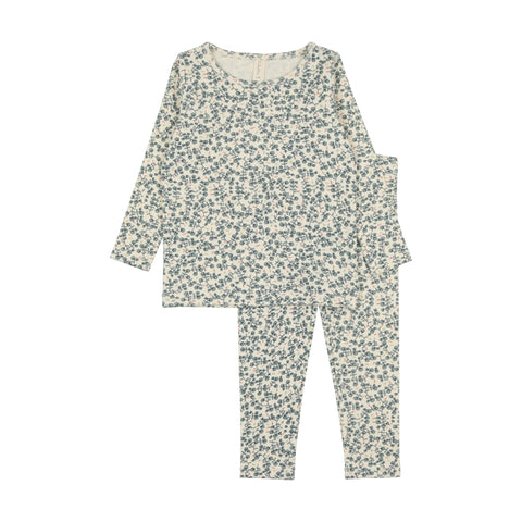Lilette slate all over floral long sleeve set from our All Over Floral.