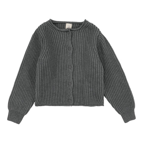 Lil Legs Knit Cardigan - Mid Grey
