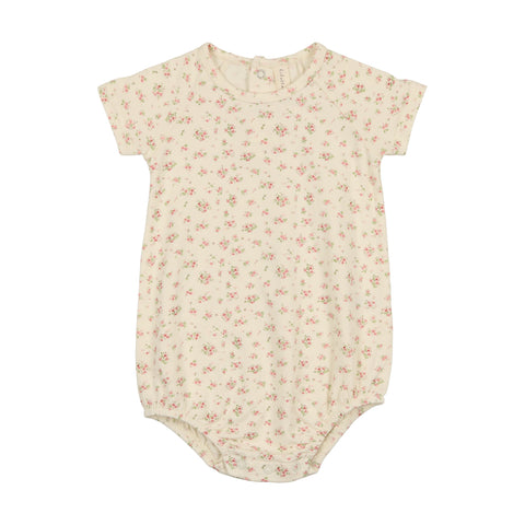 Lilette Bouquet Romper - Cream