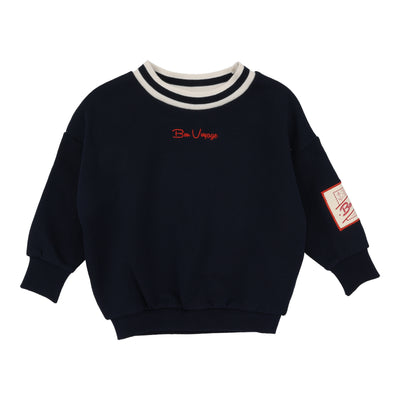 Analogie Bon Voyage Toddler Sweatshirt - Navy