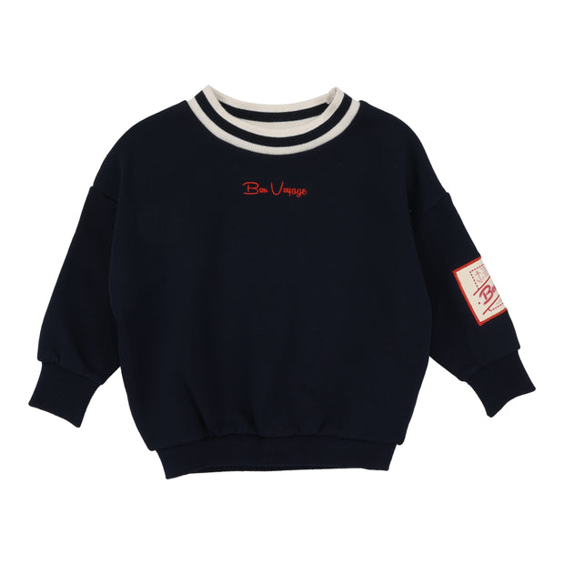 Analogie Bon Voyage Toddler Sweatshirt - Navy