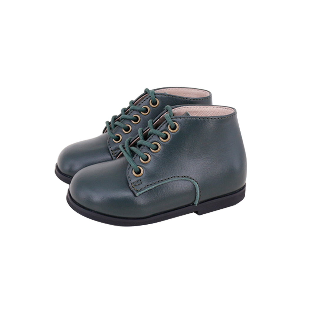 Perroquet Baby Lace Leather Shoes