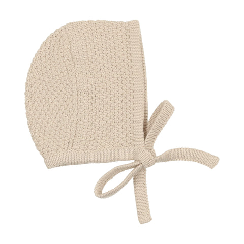 Analogie Cable Knit Bonnet - Natural