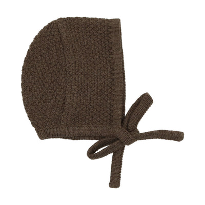 Analogie Cable Knit Bonnet - Heather Brown