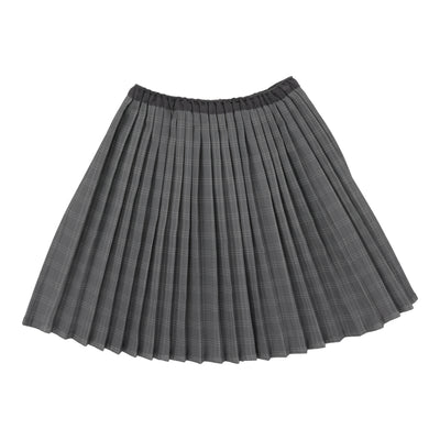 Analogie Plaid Skirt - Mid Grey