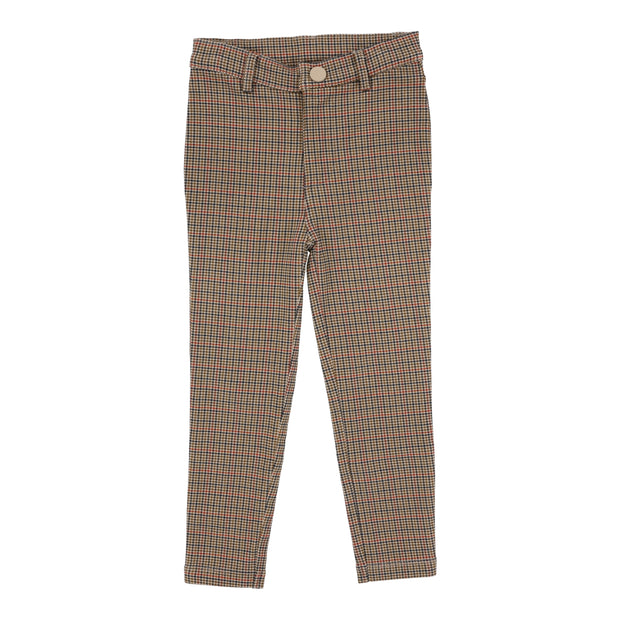Analogie Plaid Pants - Houndstooth