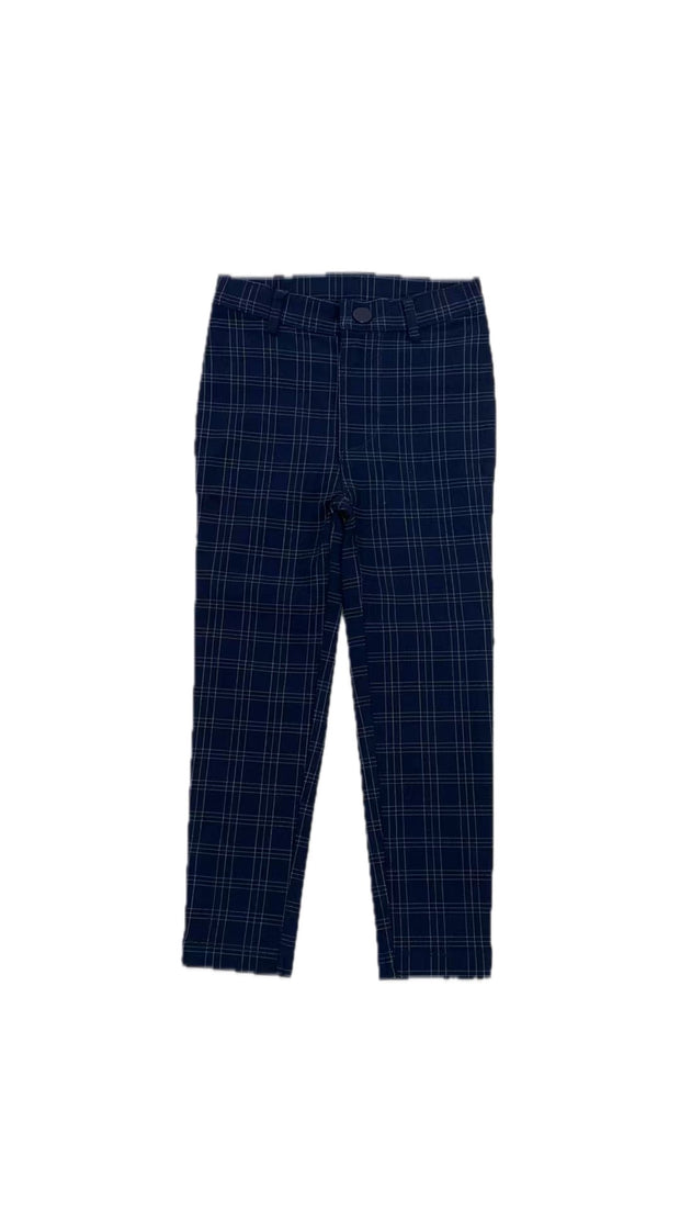 Analogie Plaid Pants - Navy Windowpane