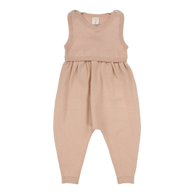 Analogie Knit Overalls - Dusty Pink