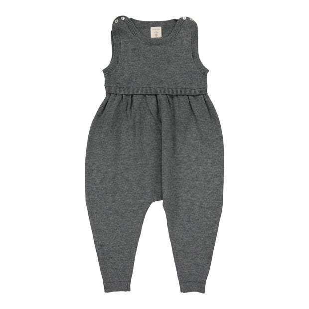 Analogie Knit Overalls - Mid Grey