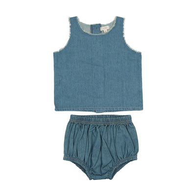 Analogie Denim Tencel Tank Set (Boys) - Denim