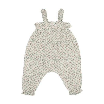 Lil Legs Long Bubble Romper (Girls) - Floral