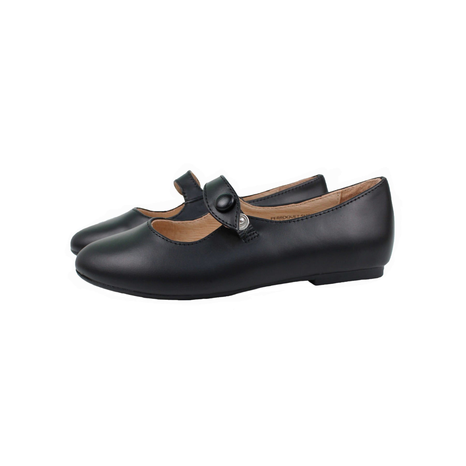 Perroquet Shoes Round Front Mary Janes with Contrast Piping - Pink and Ivory main image 0