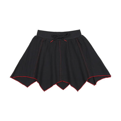 Lil Legs Handkerchief Skirt - Off Navy
