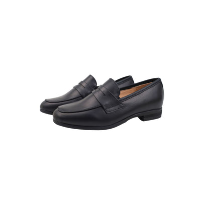 Perroquet Leather Hard Loafers - Black
