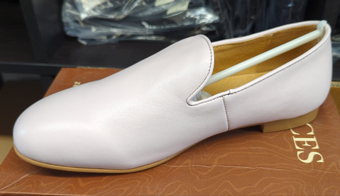 Zeebra Kids Platinum Collection Leather Loafers - Powder Pink