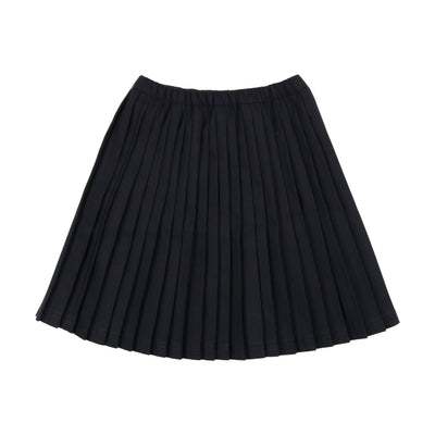 Lil Legs Knife Pleated Skirt - Navy