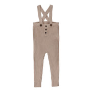 Analogie Rib Knit Overalls - Pink