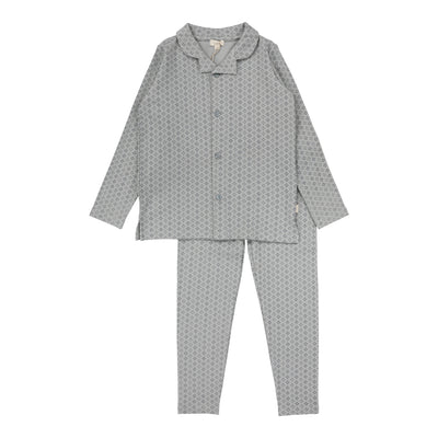 Lil Legs Grandpa Lounge Set - Blue Diamond