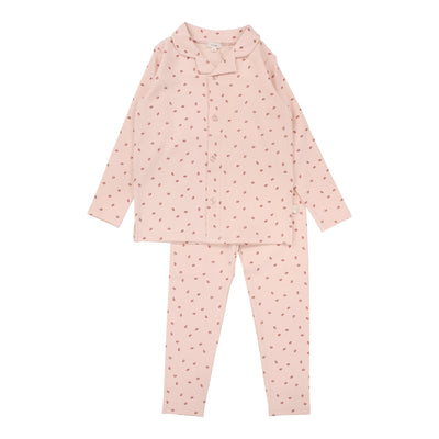 Lil Legs Grandpa Lounge Set - Pink Tulip