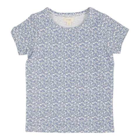 Lil Legs white poppy floral t-shirt short sleeve from our Printed Weekday Collection.