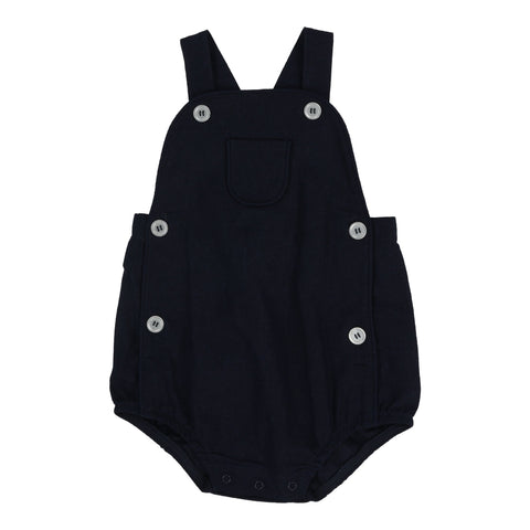 Analogie Suspender Shorts - Navy