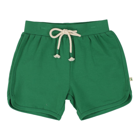 Lil Legs green boys shorts from our Vintage Contrast Collection.