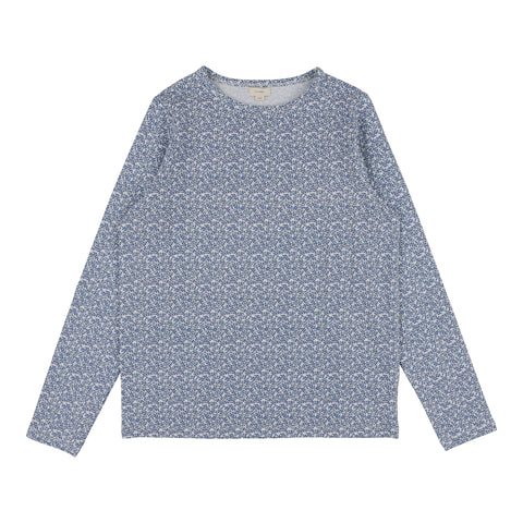 Lil Legs white poppy floral t-shirt long sleeve from our Printed Weekday Collection.