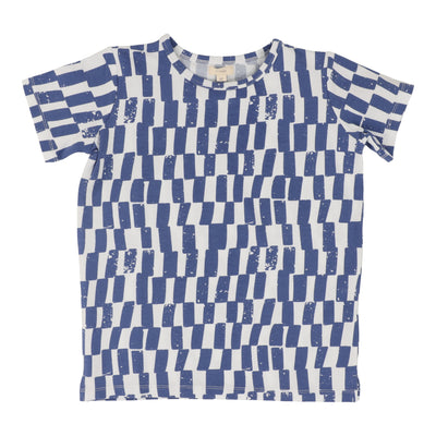 Lil Legs blue boys checked t-shirt from our .