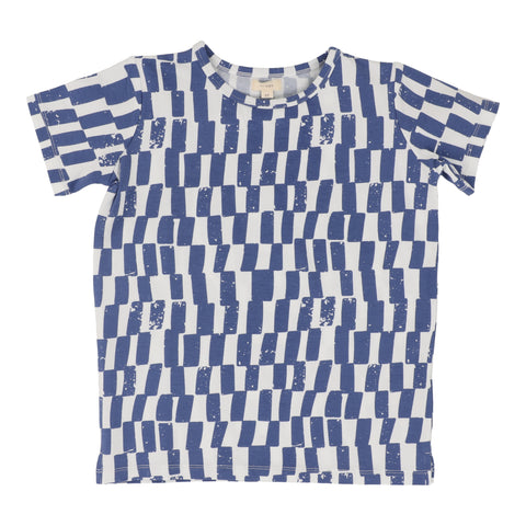 Lil Legs blue boys checked t-shirt from our .
